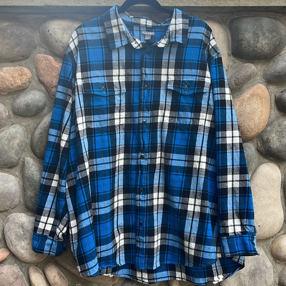 Falls Creek Plaid Flannel Shirt XXXL - Picture 1 of 8